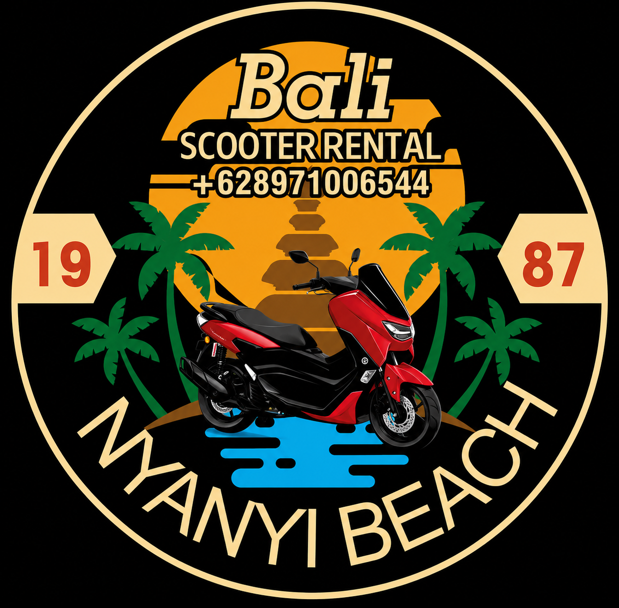 Scooter Rental Nyanyi Beach